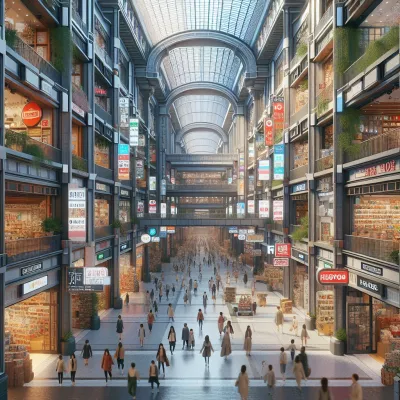 Barkhof Passage in Hamburg