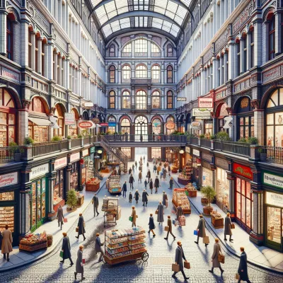 Hamburger Hof Passage in Hamburg