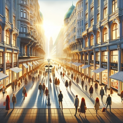 Jungfernstieg in Hamburg
