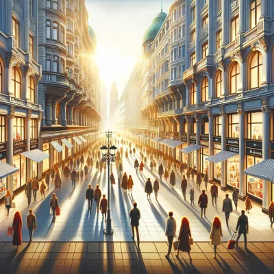 Jungfernstieg in Hamburg