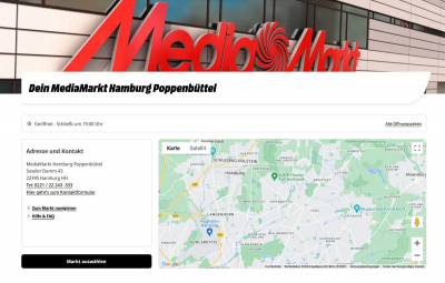Media Markt Filiale - Saseler Damm 43 - 22395 Hamburg